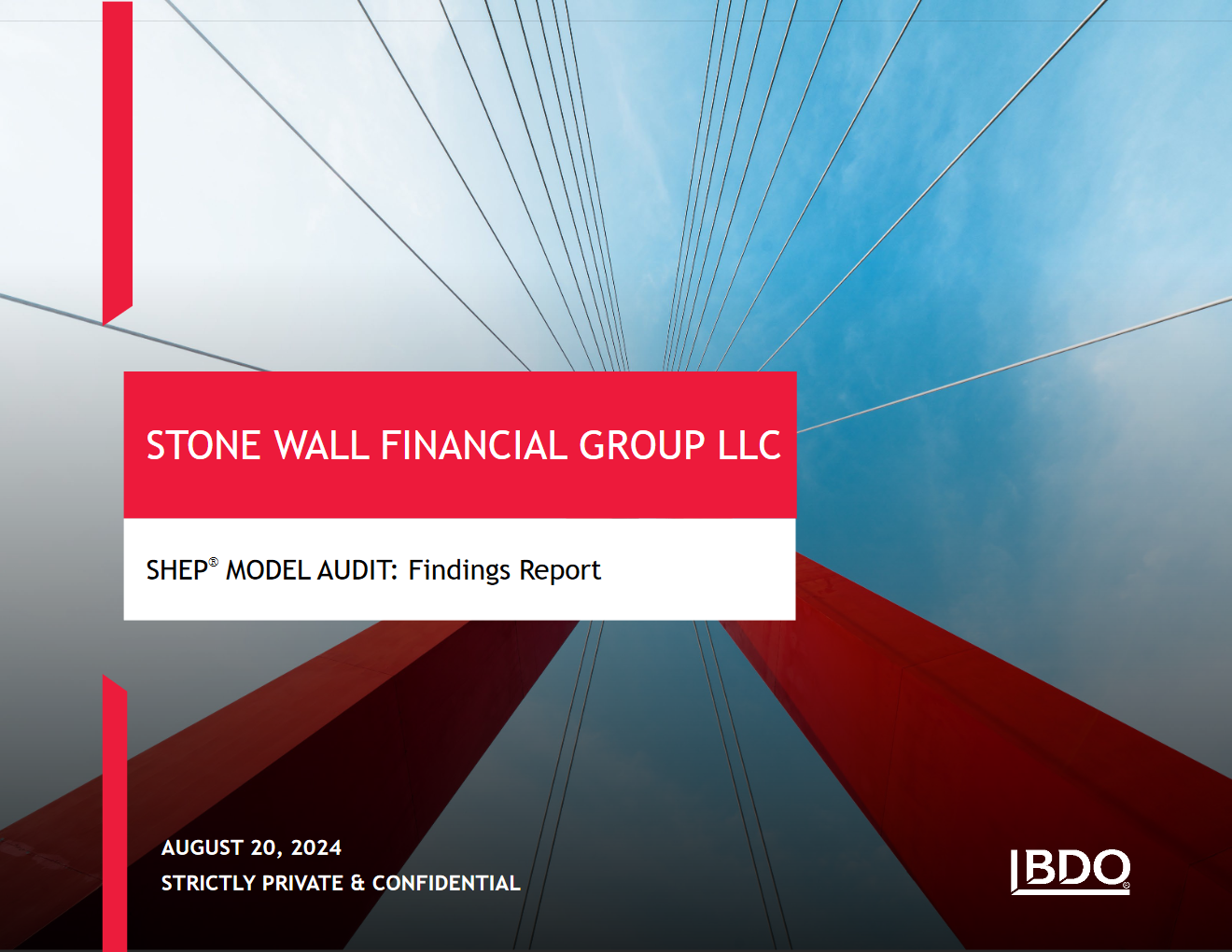 SHEP® MODEL AUDIT: Findings Report